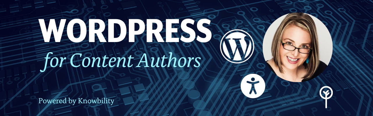 WordPress for Content Authors